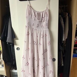 Wilfred Light Pink Smocked Dress